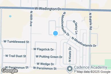 Map image of the property - 4349 W Bell Flower Dr