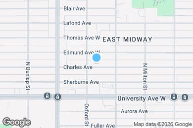Map image of the property - 1021 Charles Ave