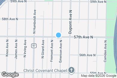 Map image of the property - 1201 57th Ave N