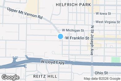 Map image of the property - 210 N Marine Ave