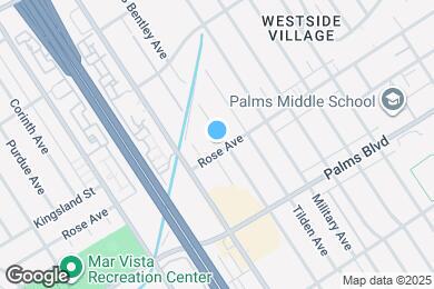 Map image of the property - 11105 Rose Ave