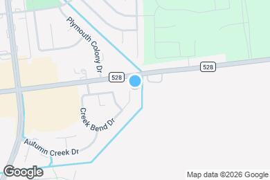 Map image of the property - 2804 Creek Bend Dr