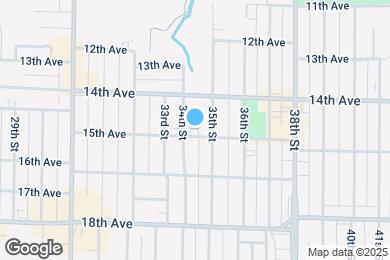 Map image of the property - 3403 15th Ave