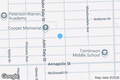 Map image of the property - 26341 Stanford St