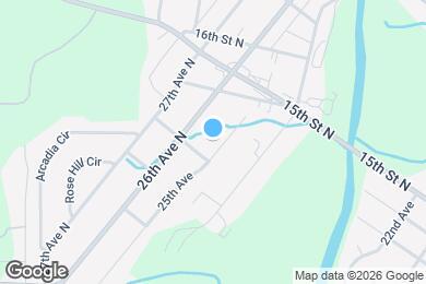 Map image of the property - 1310 25th Ave