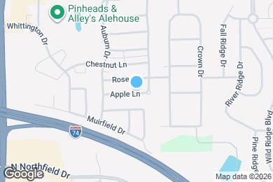 Map image of the property - 746 Apple Ln