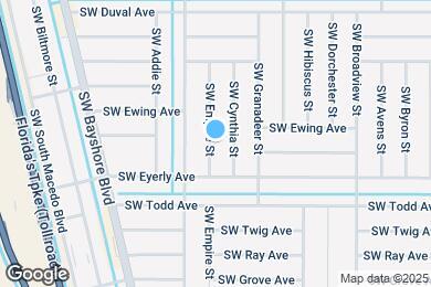 Map image of the property - 1243 SW Empire St