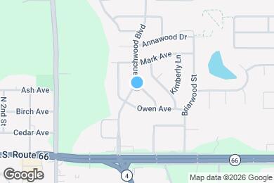 Map image of the property - 214 Del Mar Dr