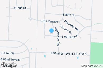 Map image of the property - 8912 E 90 Terrace