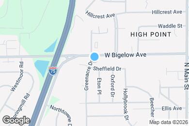 Map image of the property - 2723 Greenacre Dr