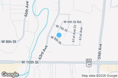 Map image of the property - 6145 W 8th St