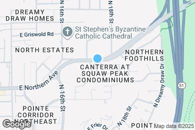 Map image of the property - 1747 E Northern Ave