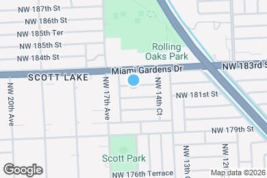Map image of the property - 1510 NW 182nd St
