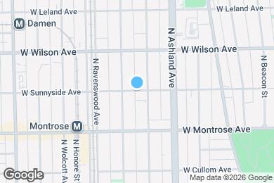 Map image of the property - 1714 W Sunnyside Ave