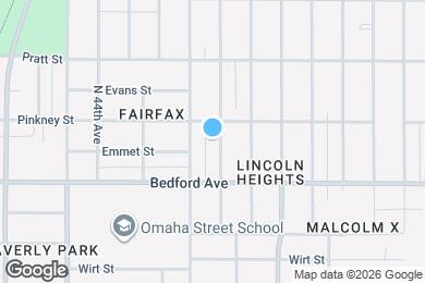 Map image of the property - 3342 N 41st St