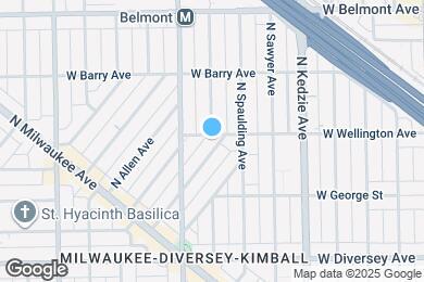 Map image of the property - 2952 N Dawson Ave