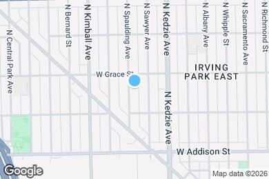 Map image of the property - 3735 N Spaulding Ave