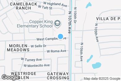 Map image of the property - 10717 West Campbell Ave