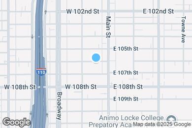 Map image of the property - 128 W 106th St