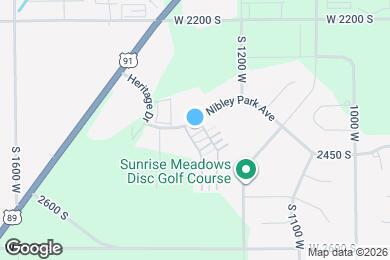Map image of the property - 1255 W 2350 S