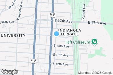 Map image of the property - 365 E 15th Ave