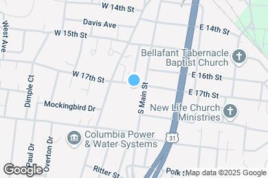 Map image of the property - 103 W 17th St