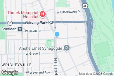 Map image of the property - 754 W Sheridan Rd