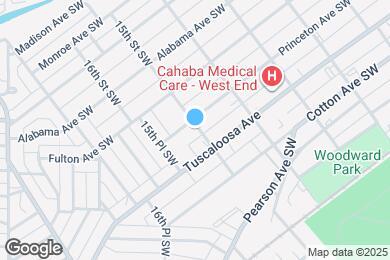 Map image of the property - 1501 Princeton Ave SW