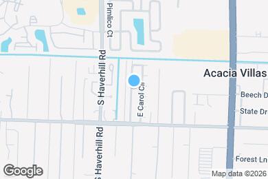 Map image of the property - 2120 W Carol Cir