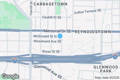 Map image of the property - 712 Woodward Ave SE