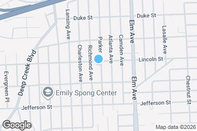 Map image of the property - 1906 Parker Ave