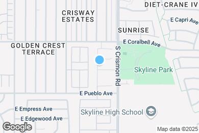 Map image of the property - 9914 E Diamond Ave