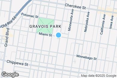 Map image of the property - 3134 Miami St