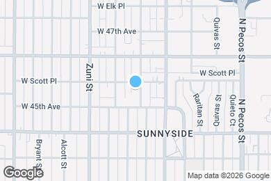 Map image of the property - 4535 Vallejo St