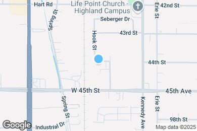 Map image of the property - 2624 44th St