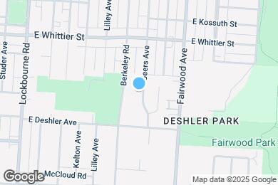 Map image of the property - 1275 Geers Ave
