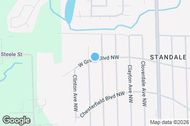 Map image of the property - 4618 W Grand Blvd NW