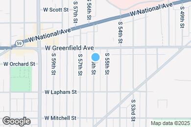 Map image of the property - 1444 S 56th St