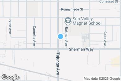 Map image of the property - 7230-7232 Tujunga Ave
