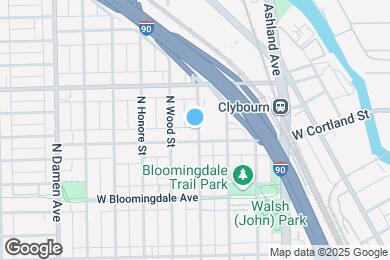 Map image of the property - 1906 N Hermitage Ave