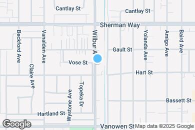 Map image of the property - 7024 Wilbur Ave