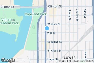 Map image of the property - 605 Wall St