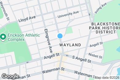 Map image of the property - 252 Wayland Ave