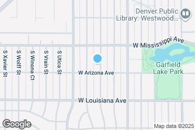 Map image of the property - 1177 S Quitman St