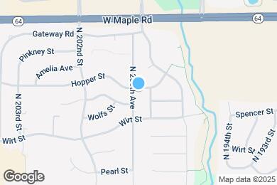 Map image of the property - 3321 N 200th Ave