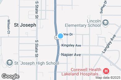 Map image of the property - 2335 Niles Ave