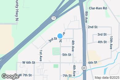 Map image of the property - 217 NW 3rd Ave