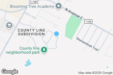 Map image of the property - 719 Lavaca Loop