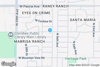 Map image of the property - 5623 W Brown St