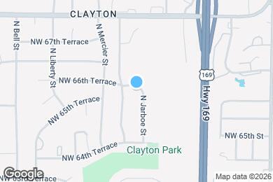 Map image of the property - 1105 NW 66th Terrace